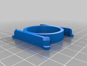 my customized spool hub adapter 32x55x8x4 left 3d printer parts 3d print model - Mito3D