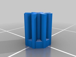 4mm de 8 dientes engranaje piñón accionamiento 3d impresión 3d print model - Mito3D