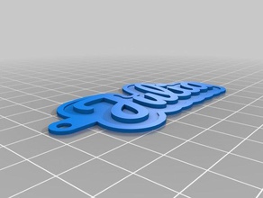 julias clave de la cadena llaveros personalizado 3d print model - Mito3D