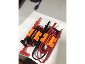 sonda organizador de engenharia eletrônica eletronica multímetro multimetro pegboard montagem peg board ferramenta 3d print model - Mito3D