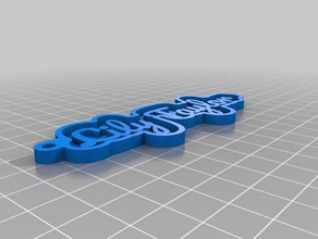 lily taylor keychains customized 3d print model - Mito3D