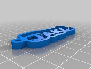 jake keychains customized 3d print model - Mito3D