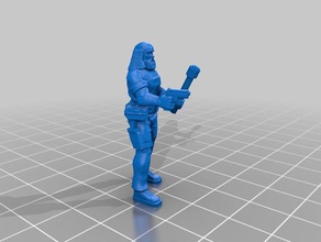 kid holliday people 148 star wars legion zombicide 3d print model - Mito3D