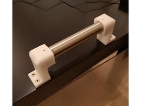 cool handle griff f&uumlr ikea lack tisch 3d printing griffe handles lacktisch 3d print model - Mito3D