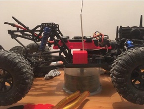 ftx outlaw battery support rc vehicles 3d print model - Mito3D