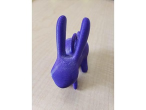 bunny ornament Tiere 3d print model - Mito3D