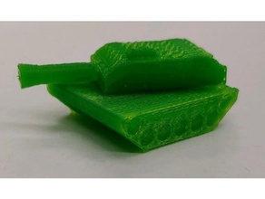 tiny tank toys games collectable m1-abrams print place supportless ww2 3d print model - Mito3D