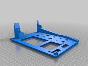 aircraft-style switch panel mfd mount electronics 3d print model - Mito3D