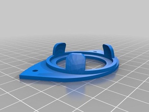la mitad de pelota squash pies delta 3d impresora partes compuerta kossel 3d print model - Mito3D