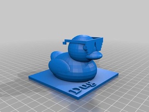 creusé de canard 3d l'impression 3d print model - Mito3D
