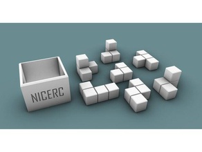 nicerc soma cubes learning 3d puzzle critical thinking education problem solving 3d print model - Mito3D