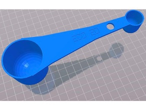 baby milk measuring spoonscoop 20020 powder 55 55ml once kitchen dining customized 3d print model - Mito3D