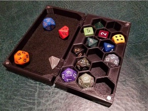 dice box tray dicebox 3d print model - Mito3D