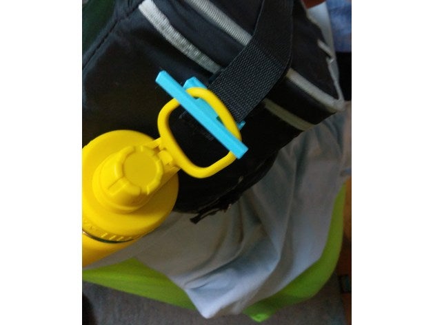 takeya water bottle hanger sport outdoors holder strap clip 3D print model - Mito3D