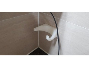 secador de pelo pie cuarto baño 3d print model - Mito3D
