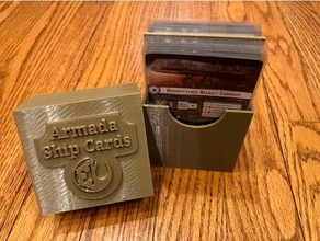 star wars armada ship card holder games 3d print model - Mito3D