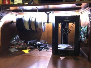 hängen filament-Halter 3d Drucker - Zubehör 3d-drucken filament spool holder Drucker-Zubehör stand 3d print model - Mito3D