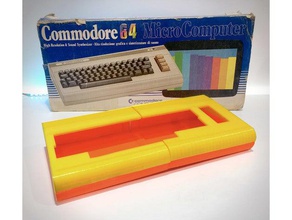 commodore 64 biscottone jogos c64 retro gabinete do computador 3d print model - Mito3D