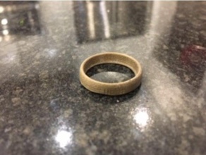 einfacher ring Ringe bronze bronzefill einfach drucken 3d print model - Mito3D