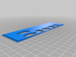 benim oscad atx ioshield özelleştirilmiş bilgisayar 3d print model - Mito3D