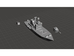 robotech ueg asc sea squad destroyer games rrt wargame 3d print model - Mito3D