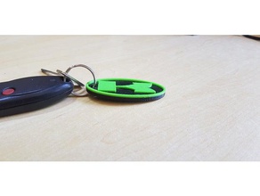 kawasaki keyring keychains keychain 3d print model - Mito3D