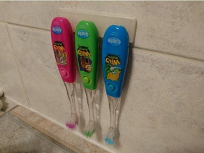 kids toothbrush holder bathroom 3d print model - Mito3D