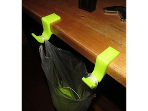 table hook thrash bag 238mm household supplies 3d print model - Mito3D