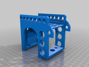 rear frame 1kg sumo robot success 3d printer parts 3d print model - Mito3D