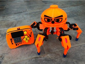 vorpal esapode remix controller di base sportello della batteria robotica 3d print model - Mito3D