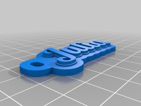 v3 julia chaveiros personalizado 3d print model - Mito3D