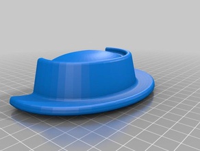 domuz pie şapka legoman tp tutucu banyo 3d print model - Mito3D