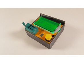 lcr-t4 componente probador caso electrónica 3d print model - Mito3D