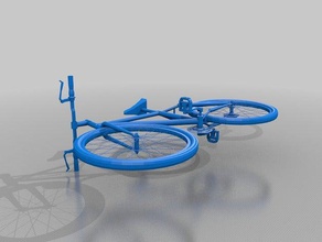 bicicleta de montaña los vehículos 3d print model - Mito3D