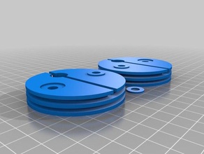 cam compound bow 35lbs 3d printer parts 3d print model - Mito3D