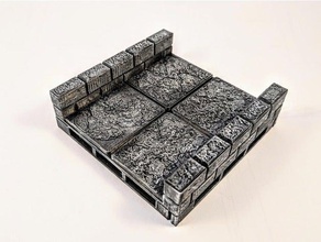 war-lock tiles corridors toy game accessories 3d print model - Mito3D