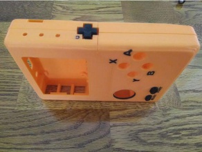 super piboy 64 retropie case button labels electronics 3d print model - Mito3D