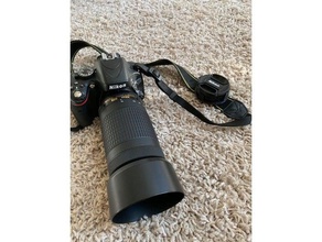 kayışı takılı kamera lens kapağı tutucu, 52 mm 55 kapsar canon dslr nikon lenscap lenscapholder sahibi tutucu Sevgililer Günü 3d print model - Mito3D