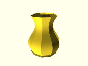 vase Modelle flower 3d print model - Mito3D