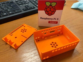 raspberry pi caso eletrônica 3d print model - Mito3D