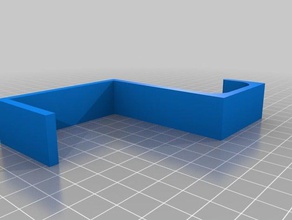 personalizado cubículo de parede fone do gancho pernis áudio 3d print model - Mito3D