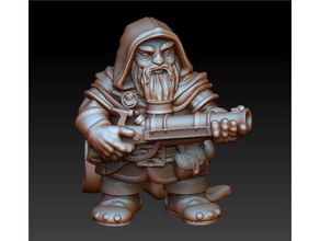 dwarf rifleman remastered people fantasy miniature tabletop warhammer 3d print model - Mito3D