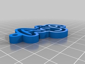 anja keychains customized 3d print model - Mito3D