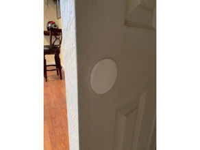 manichino porta knoblever foro del tappo di sostituzione parti doorhandle maniglia della a pomello leva 3d print model - Mito3D