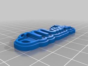 mark Schlüsselanhänger angepasst 3d print model - Mito3D