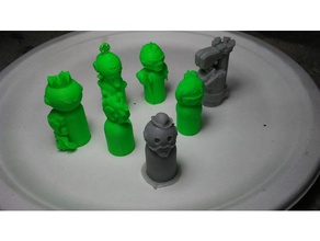 overwatch chess set pieces 3d print model - Mito3D