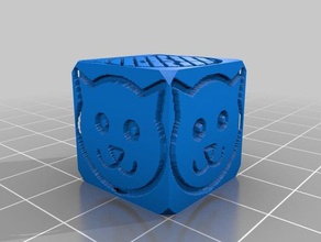my customized ultimate configurable dice 2 3d print model - Mito3D