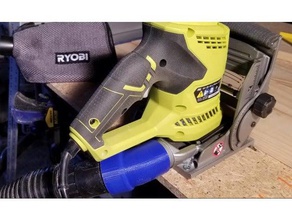 ryobi power hand tools vacuum adaptor machine 3d print model - Mito3D