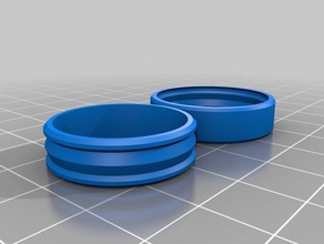 invisible anillo los anillos personalizado 3d print model - Mito3D