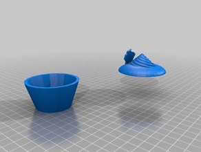 wisconsin cupcake backwards 3d printing 3d print model - Mito3D